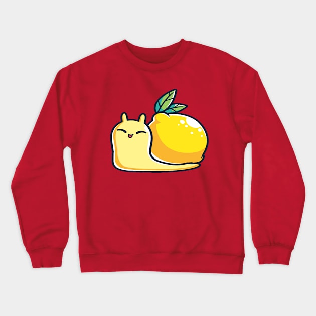 lemon snail Crewneck Sweatshirt by penak sing maido